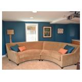 $1,500 - Room & Board Sectional Sofa, 2 Pcs, (each section measures approx. 83" along the back curve