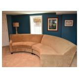 $1,500 - Room & Board Sectional Sofa, 2 Pcs, (each section measures approx. 83" along the back curve