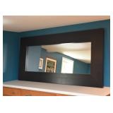 $85 - Large Black Framed Floor Mirror (approx. 75" x 37")
