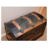 $100 - Antique Domed Steamer Trunk