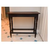 $200 - Contemporary Country Style Console Table with Distressed Black Paint 