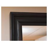 $65 - Black Framed Wall Mirror (approx. 65" x 29")
