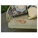 $200 - Quality Vintage Green Painted Garden Bench 