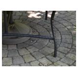 $1, 000 - Quality Square Patio Dining Table with Interchangable/Removable 12" Tiles and 8 Chairs 