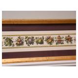 Gold Framed Botanical Art Print (Fruit)