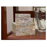 Mother-of-Pearl Trinket Boxes