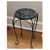 Black Wrought Iron Plant Stand
