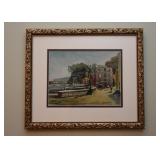 Original Framed Watercolor Painting, Signed by Artist