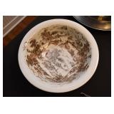 Brown Transferware Bowl
