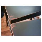 Crate & Barrel Counter / Bar Stools, Black Distressed Paint, (There are 4 of these)