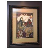 Original Framed Mixed Media Artwork, Signed by Artist