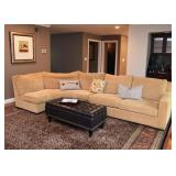 BUY IT NOW! $2,500 - Sofa Sectional - 4 Pieces + extra fabric (approx. 36" Deep x 32" H at the back)