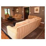 BUY IT NOW! $2,500 - Sofa Sectional - 4 Pieces + extra fabric (approx. 36" Deep x 32" H at the back)
