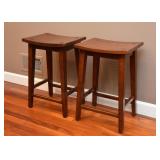 BUY IT NOW! $150 - Pair of Wooden Counter Stools