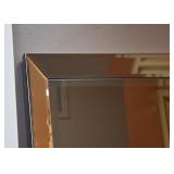 Wall Mirror with Beveled Mirror Frame