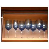 Blue Wine Glasses / Stemware