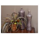 Decorative Artificial Plant, Contemporary Pottery Vases