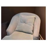 Light Blue Chaise Lounge