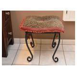 Wrought Iron Vanity Stool