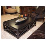Contemporary Dark Stain Coffee / Cocktail Table
