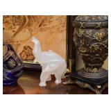 Stone Carved Elephant Figurine