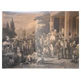 Framed Antique Print (The County Election)