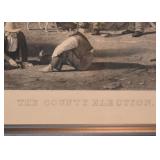 Framed Antique Print (The County Election)