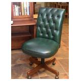 Green Tufted Office / Desk Chair