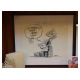 Framed Jack Higgins Artwork