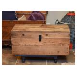 Rustic / Primitive Wood Box with Stand