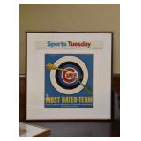 Framed Chicago Cubs Print