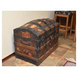 BUY IT NOW! $100 - Antique Steamer Trunk (approx. 33.75" L x 22" W x 27" H)
