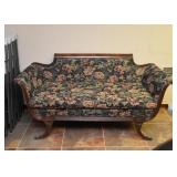 Floral Upholstered Settee