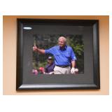 Framed Arnold Palmer Photograph, Autographed