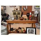 Wood Console Table, Home Decor 