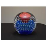 Kosta Boda Art Glass Paperweight - Signed