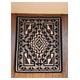 BUY IT NOW! $350 - Navajo Rug (Two Grey Hills) - 35" x 29" 