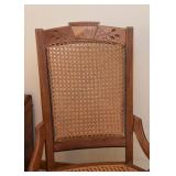 BUY IT NOW! $150 - Antique Victorian Cane Rocking Chair (Caned Back & Seat) 