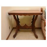 BUY IT NOW! $200 - Antique Victorian Parlor Table (approx. 34" L x 23.5" W x 29" H)
