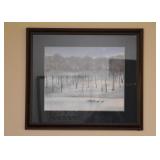 Framed Winter Landscape Print