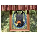 Stained Glass Panel (Doberman)