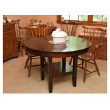 BUY IT NOW! $250 - Contemporary Round Dining Table (approx. 42" Dia x 29.5" H)
