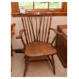 BUY IT NOW! $100 Set of 4 - Vintage Spindle Back Windsor Chairs (4 total -- 2 with arms, 2 without)