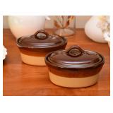 Stoneware Covered Bakers