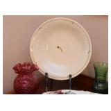 Glass Vases, Hand Painted Plate / Platter