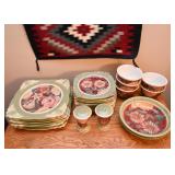 Hand Painted Dinnerware Set
