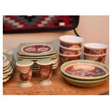 Hand Painted Dinnerware Set