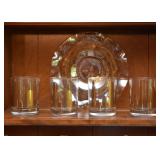 Cocktail Glasses (Skyline), Depression Glass Bowl