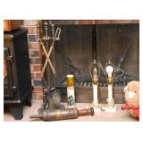 Fireplace Tools, Table Lamps