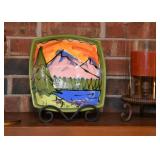 Art Pottery Bowls (Mountain Sunset)